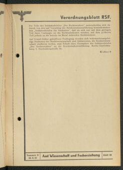 Verordnungsblatt des Reichsstudentenführers 19430920 Seite: 27