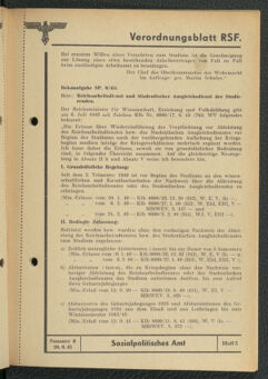 Verordnungsblatt des Reichsstudentenführers 19430920 Seite: 37