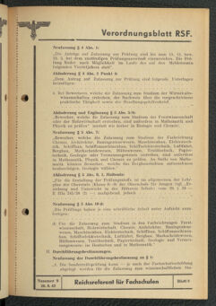 Verordnungsblatt des Reichsstudentenführers 19430920 Seite: 45