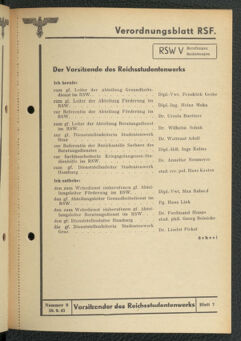 Verordnungsblatt des Reichsstudentenführers 19430920 Seite: 51