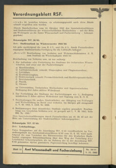 Verordnungsblatt des Reichsstudentenführers 19431101 Seite: 30