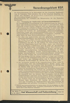 Verordnungsblatt des Reichsstudentenführers 19431101 Seite: 31