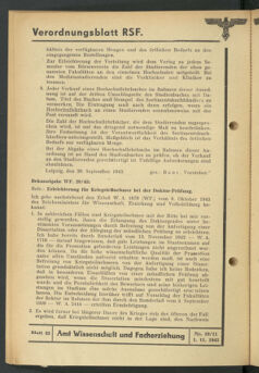 Verordnungsblatt des Reichsstudentenführers 19431101 Seite: 32