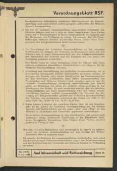 Verordnungsblatt des Reichsstudentenführers 19431101 Seite: 35