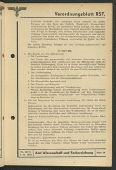 Verordnungsblatt des Reichsstudentenführers 19431101 Seite: 39