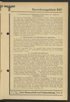 Verordnungsblatt des Reichsstudentenführers 19431101 Seite: 45