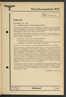 Verordnungsblatt des Reichsstudentenführers 19431101 Seite: 49