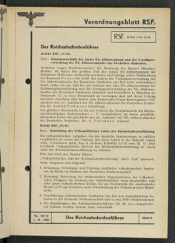 Verordnungsblatt des Reichsstudentenführers 19431101 Seite: 5