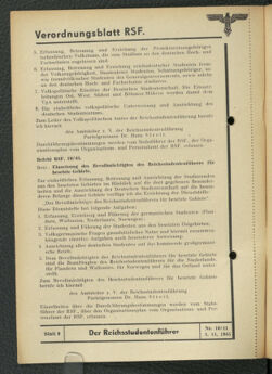 Verordnungsblatt des Reichsstudentenführers 19431101 Seite: 6