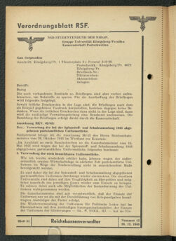 Verordnungsblatt des Reichsstudentenführers 19431220 Seite: 12