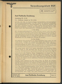 Verordnungsblatt des Reichsstudentenführers 19431220 Seite: 21