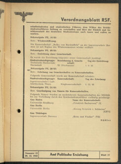 Verordnungsblatt des Reichsstudentenführers 19431220 Seite: 29