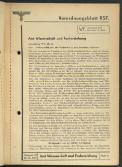 Verordnungsblatt des Reichsstudentenführers 19431220 Seite: 31