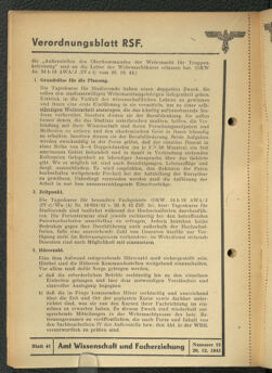 Verordnungsblatt des Reichsstudentenführers 19431220 Seite: 32