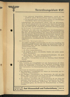 Verordnungsblatt des Reichsstudentenführers 19431220 Seite: 41