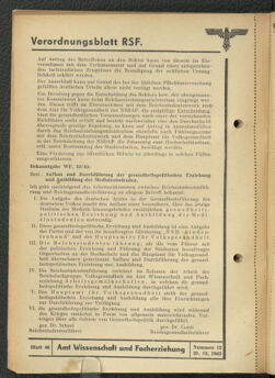 Verordnungsblatt des Reichsstudentenführers 19431220 Seite: 42