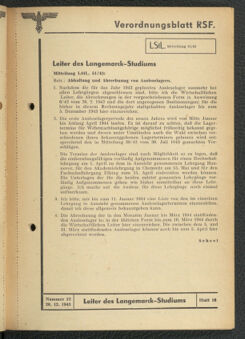 Verordnungsblatt des Reichsstudentenführers 19431220 Seite: 47