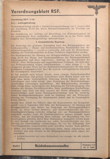 Verordnungsblatt des Reichsstudentenführers 19440210 Seite: 14