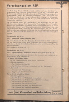 Verordnungsblatt des Reichsstudentenführers 19440210 Seite: 34