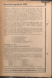 Verordnungsblatt des Reichsstudentenführers 19440210 Seite: 40