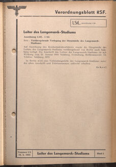 Verordnungsblatt des Reichsstudentenführers 19440210 Seite: 47