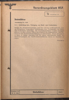 Verordnungsblatt des Reichsstudentenführers 19440210 Seite: 9