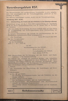 Verordnungsblatt des Reichsstudentenführers 19440420 Seite: 14