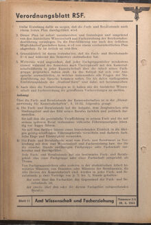 Verordnungsblatt des Reichsstudentenführers 19440420 Seite: 26