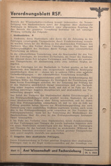 Verordnungsblatt des Reichsstudentenführers 19440420 Seite: 34