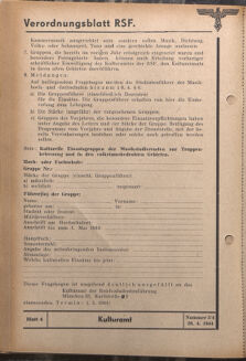 Verordnungsblatt des Reichsstudentenführers 19440420 Seite: 46