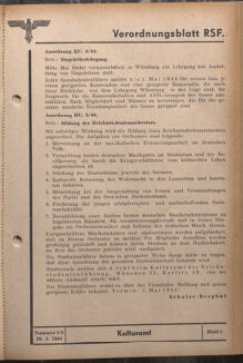 Verordnungsblatt des Reichsstudentenführers 19440420 Seite: 47