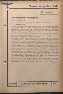 Verordnungsblatt des Reichsstudentenführers 19440420 Seite: 51