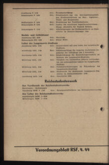 Verordnungsblatt des Reichsstudentenführers 19440420 Seite: 76