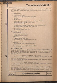 Verordnungsblatt des Reichsstudentenführers 19440610 Seite: 11