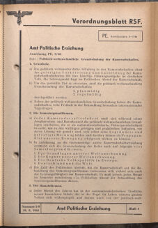 Verordnungsblatt des Reichsstudentenführers 19440610 Seite: 21