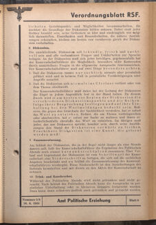 Verordnungsblatt des Reichsstudentenführers 19440610 Seite: 25