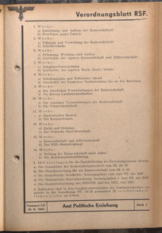 Verordnungsblatt des Reichsstudentenführers 19440610 Seite: 27