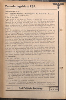 Verordnungsblatt des Reichsstudentenführers 19440610 Seite: 28