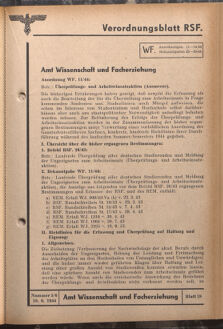 Verordnungsblatt des Reichsstudentenführers 19440610 Seite: 35