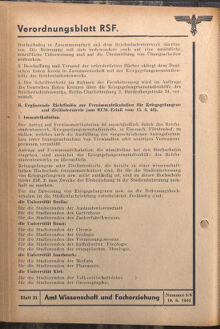 Verordnungsblatt des Reichsstudentenführers 19440610 Seite: 42