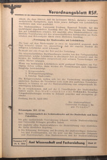 Verordnungsblatt des Reichsstudentenführers 19440610 Seite: 53