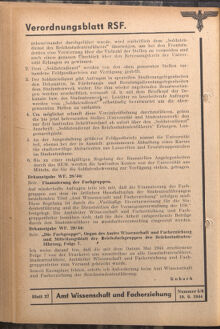 Verordnungsblatt des Reichsstudentenführers 19440610 Seite: 54