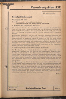 Verordnungsblatt des Reichsstudentenführers 19440610 Seite: 55