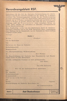 Verordnungsblatt des Reichsstudentenführers 19440610 Seite: 62