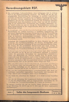 Verordnungsblatt des Reichsstudentenführers 19440610 Seite: 66