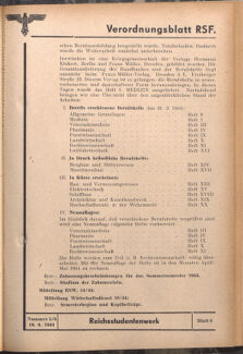 Verordnungsblatt des Reichsstudentenführers 19440610 Seite: 73