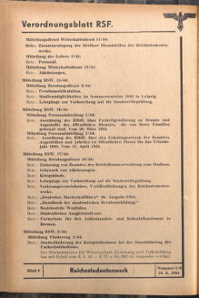 Verordnungsblatt des Reichsstudentenführers 19440610 Seite: 74