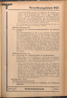 Verordnungsblatt des Reichsstudentenführers 19440610 Seite: 75