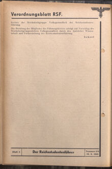 Verordnungsblatt des Reichsstudentenführers 19440610 Seite: 8