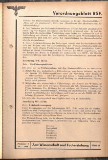 Verordnungsblatt des Reichsstudentenführers 19440720 Seite: 23